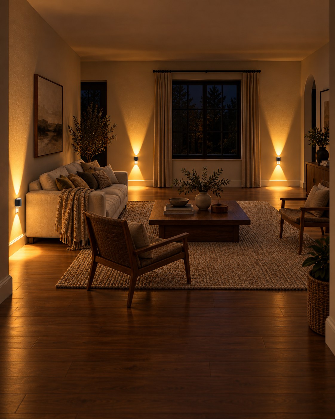 HaloBeam™ | Adjustable Plug-In LED Wall Night Light