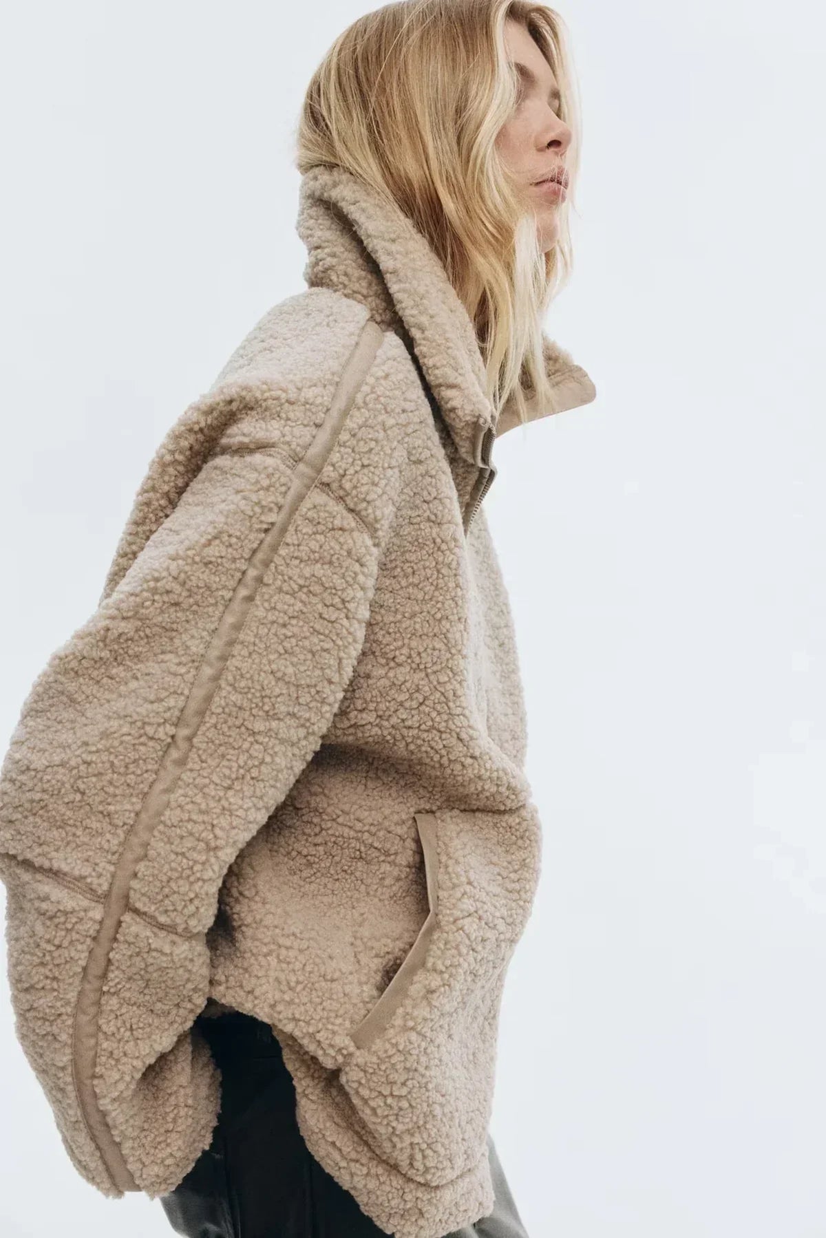 TeddyLuxe™ Cozy Sherpa Jacket for Women