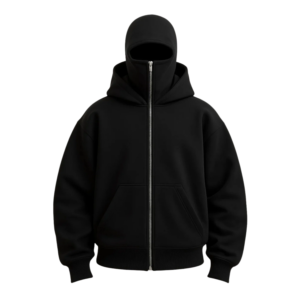 ShadowZip™ | Unisex Full-Zip Balaclava Hoodie