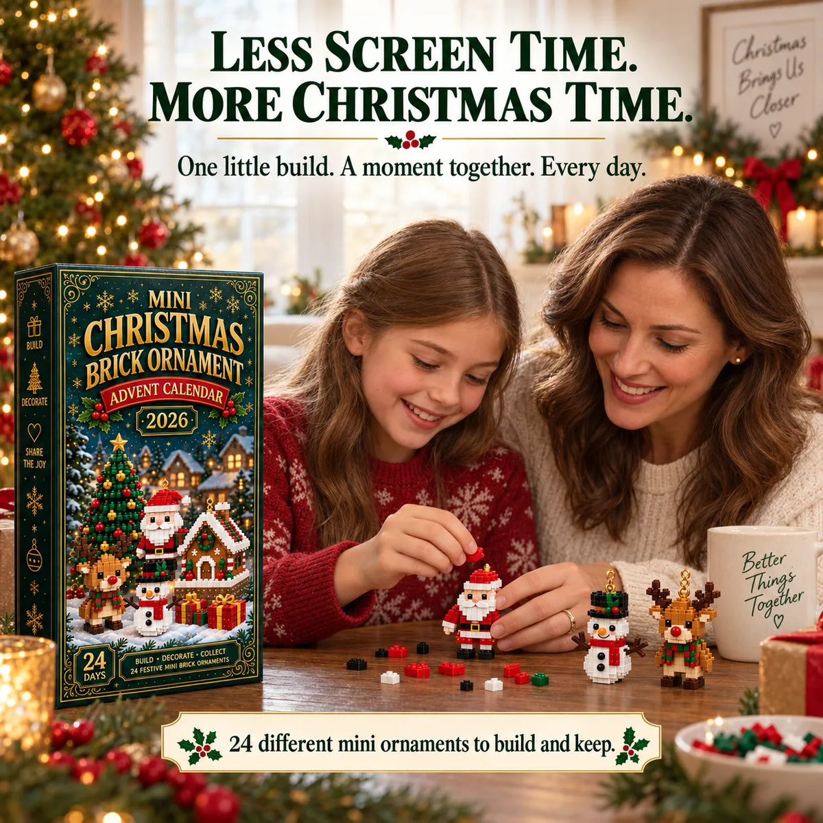FestiveBuild™ Christmas Brick Advent Calendar