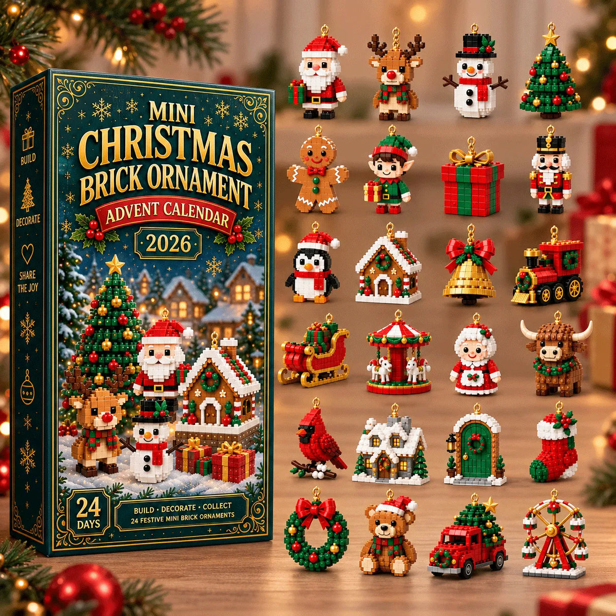 FestiveBuild™ Christmas Brick Advent Calendar