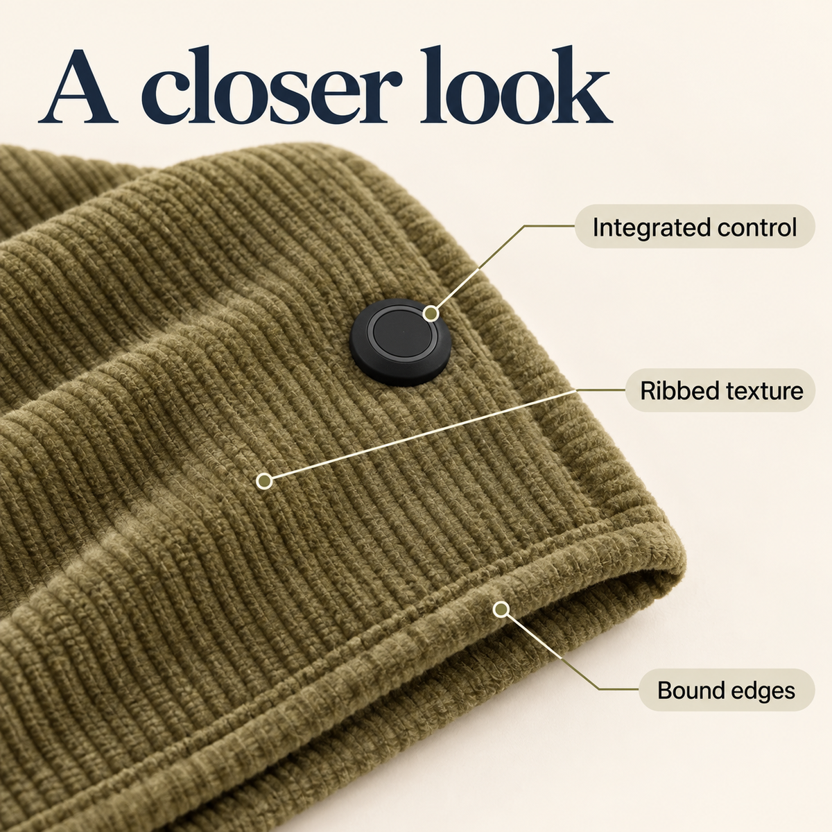 WarmCove™ | Women's Heated Knit Poncho Sweater
