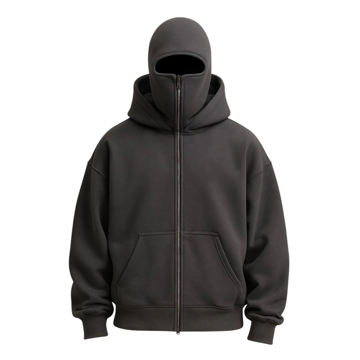 ShadowZip™ | Unisex Full-Zip Balaclava Hoodie