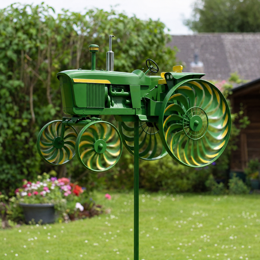 TractorBreeze™ | Decorative Tractor Wind Spinner for Gardens