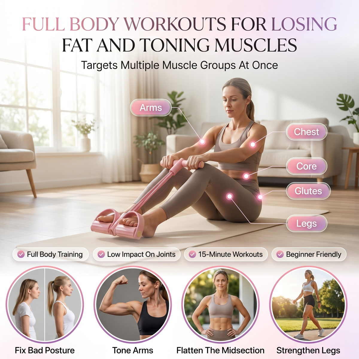 ToneFlex™ Full-Body Resistance Training Band