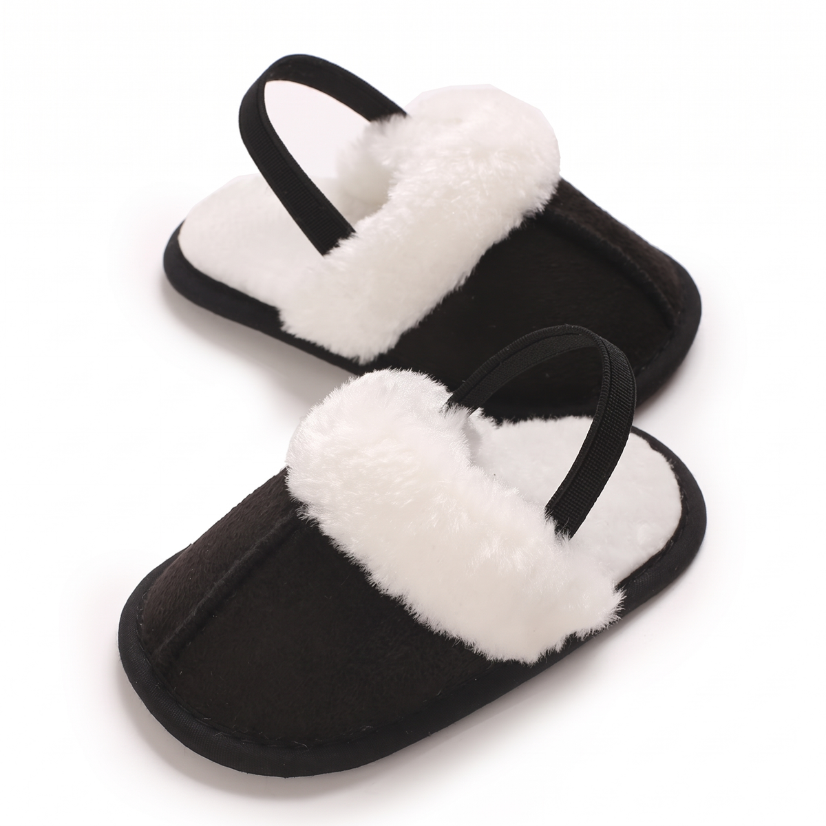 TinyCuddle™ | Cozy Baby Slippers with Back Strap