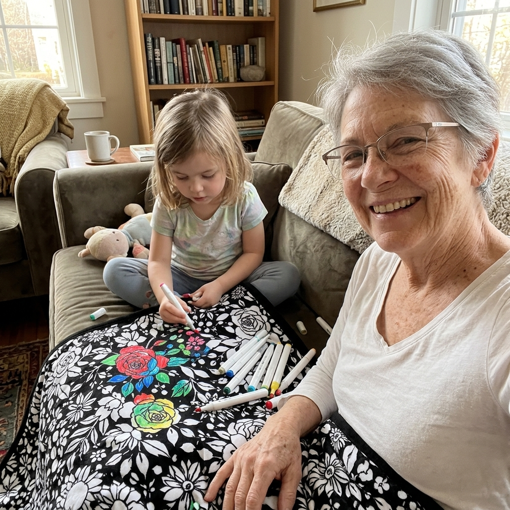 ColorCuddle™ Creative Coloring Blanket
