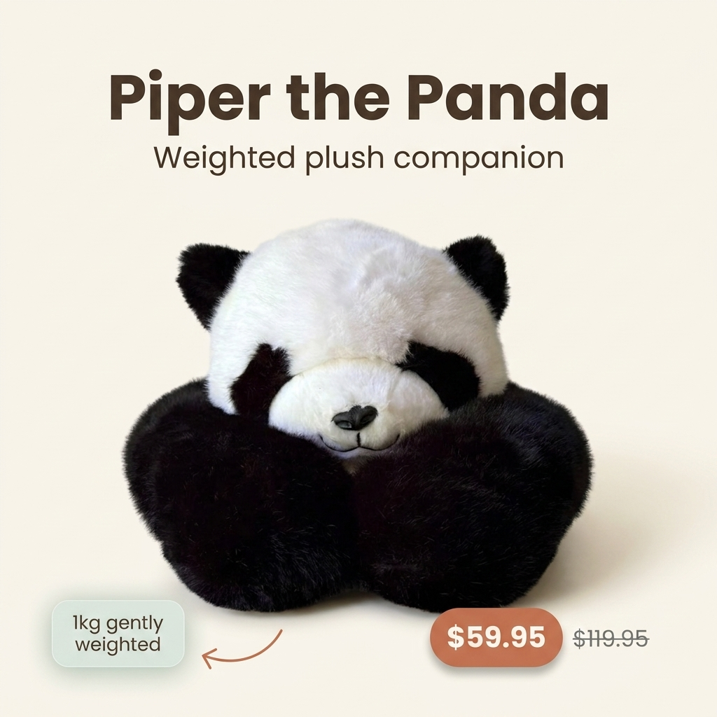 CuddleWeight™ | Calming Weighted Plush Companion