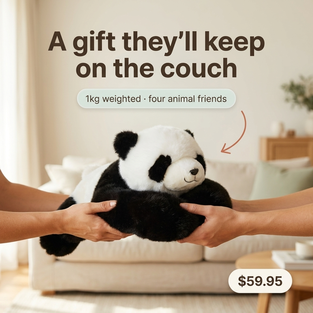 CuddleWeight™ | Calming Weighted Plush Companion