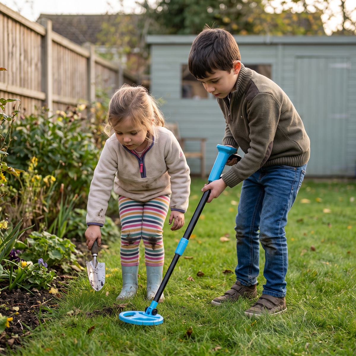 TreasureQuest™ | Kids' Digital Metal Detector for Outdoor Adventures