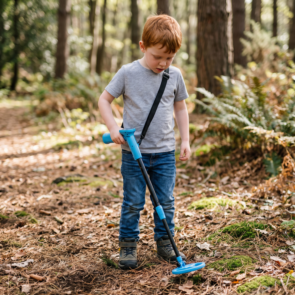 TreasureQuest™ | Kids' Digital Metal Detector for Outdoor Adventures