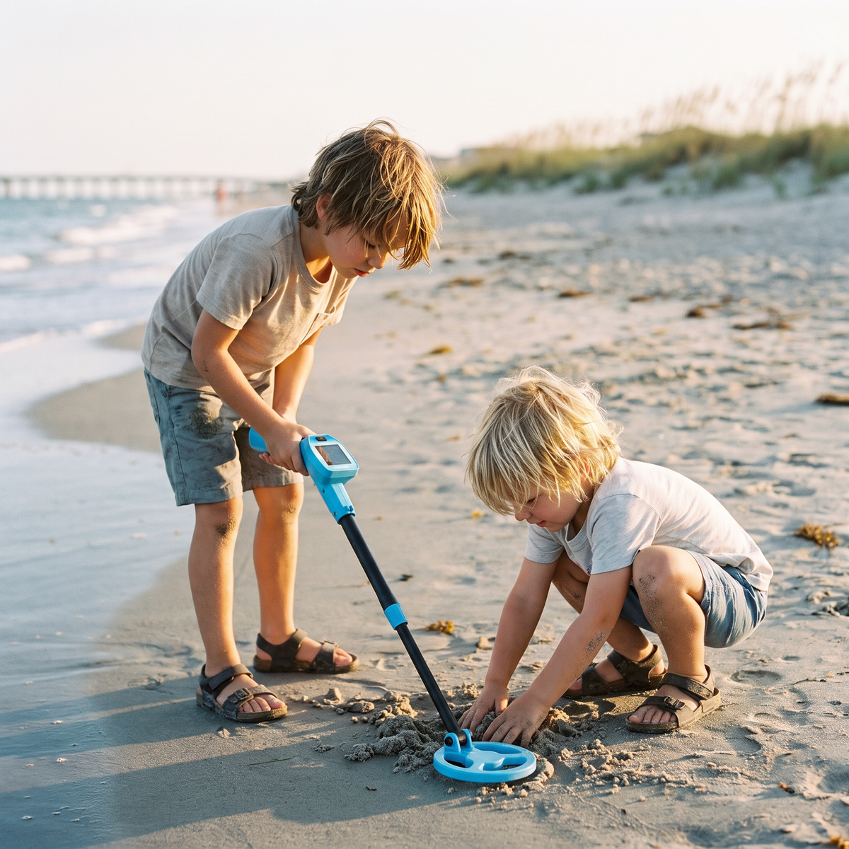 TreasureQuest™ | Kids' Digital Metal Detector for Outdoor Adventures