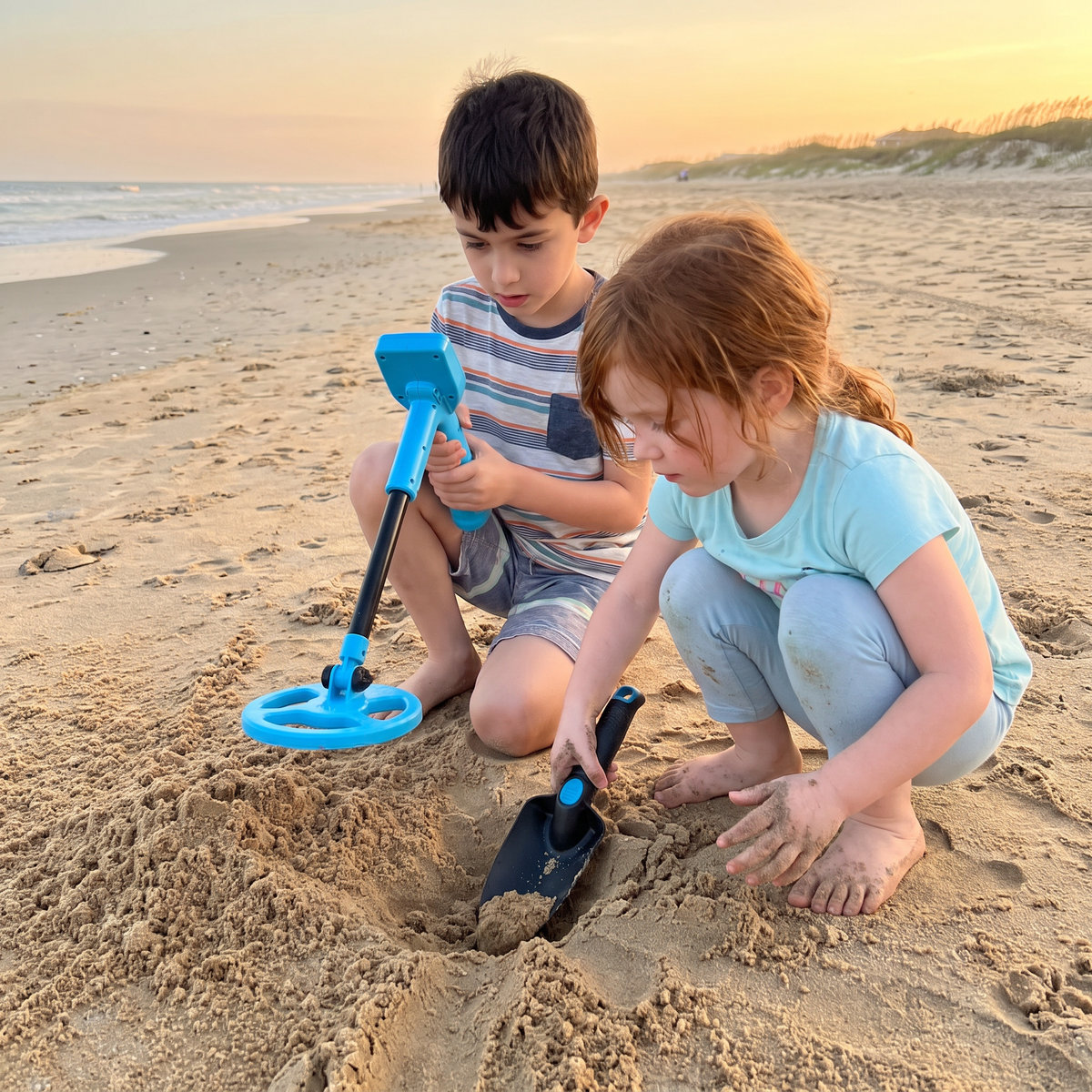 TreasureQuest™ | Kids' Digital Metal Detector for Outdoor Adventures
