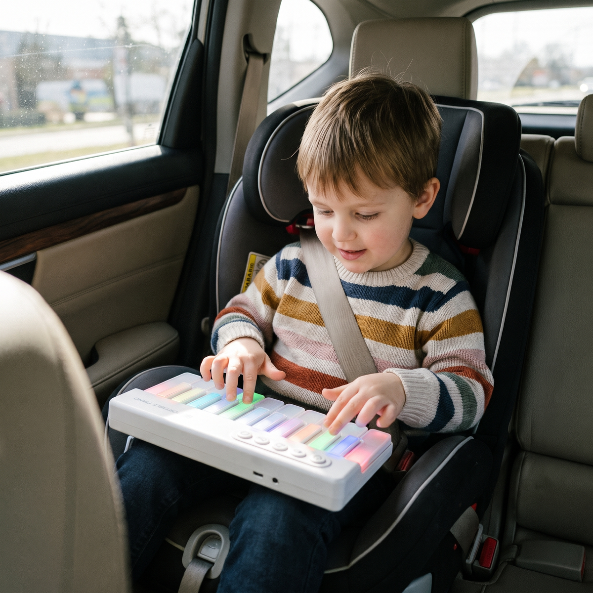 RainbowKeys™ | Interactive Kids' Mini Piano with Colorful LED Lights