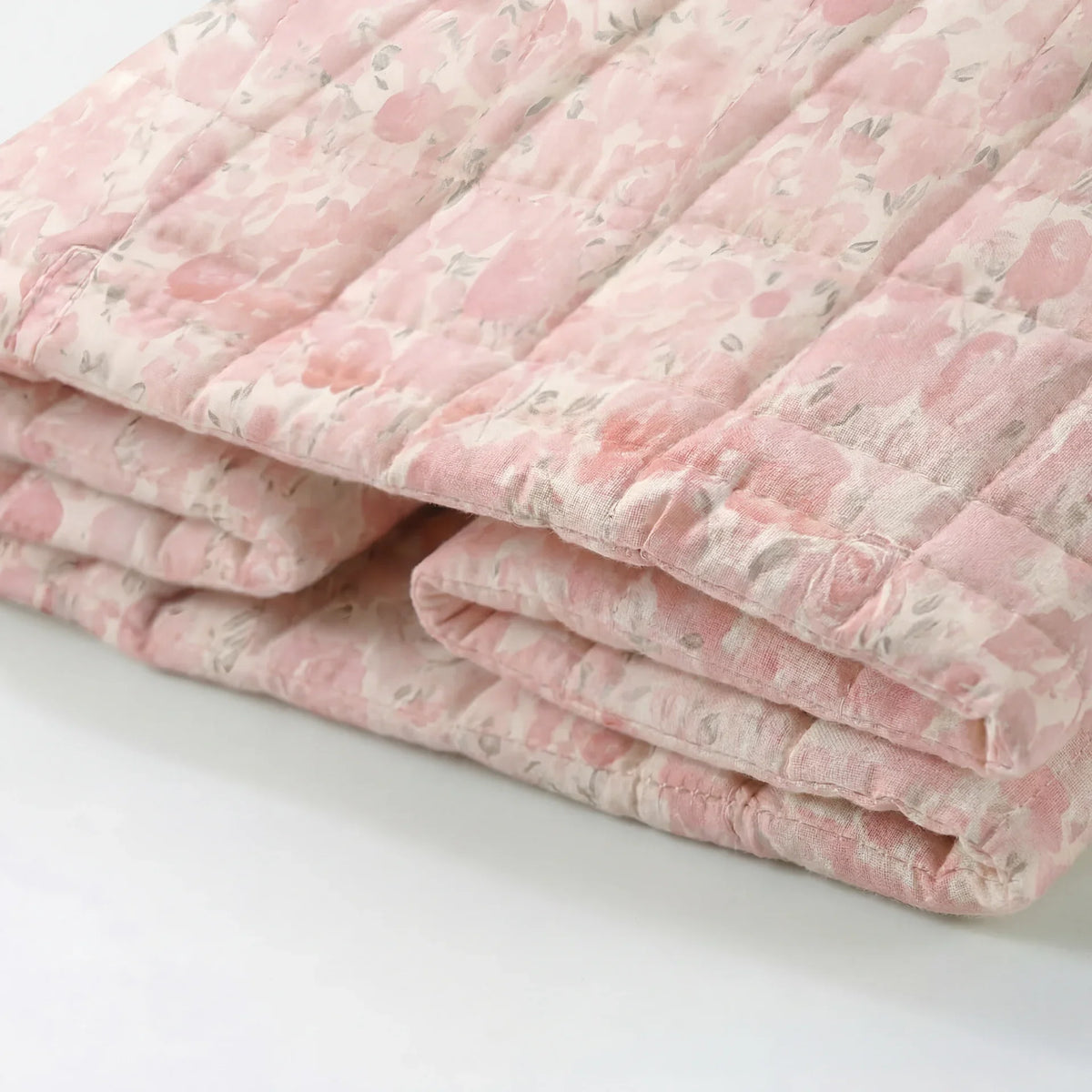 FloraCarry™ | Spacious Quilted Floral Storage Tote
