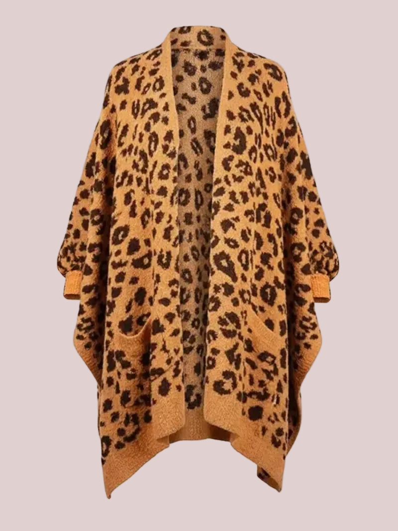 PlushAura™ | Women's Cozy Oversized Poncho Shawl