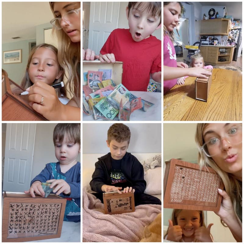 SaveNest™ | Japanese-Style Money Saving Challenge Box
