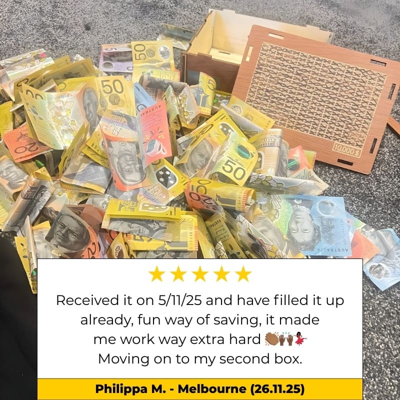 SaveNest™ | Japanese-Style Money Saving Challenge Box