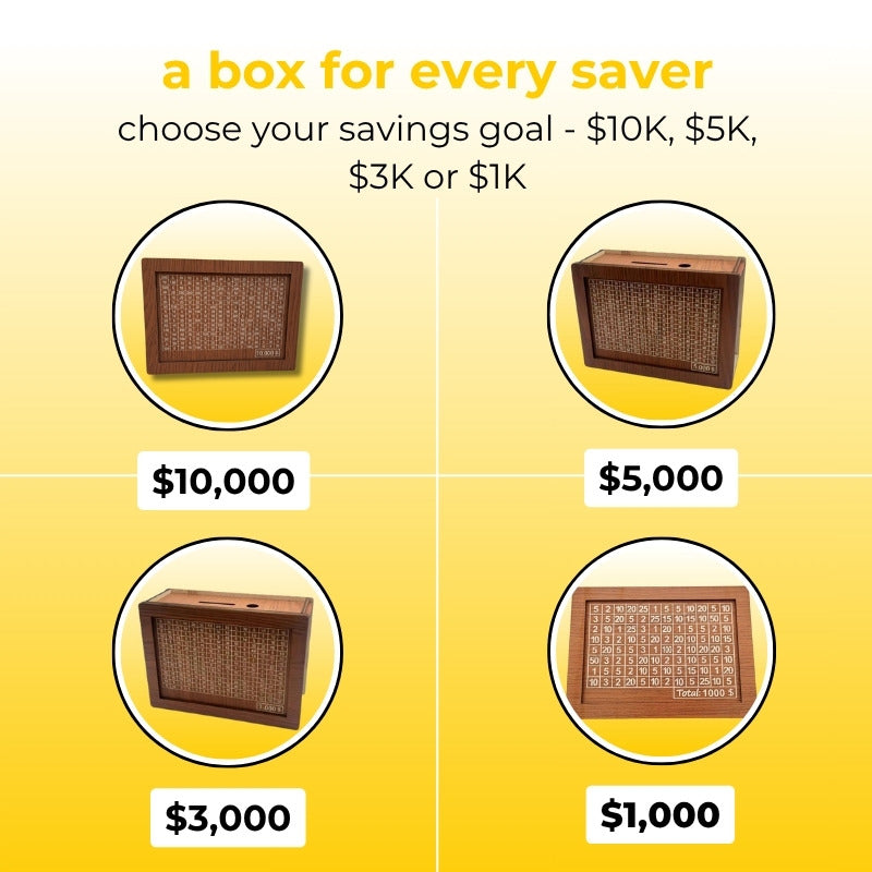 SaveNest™ | Japanese-Style Money Saving Challenge Box