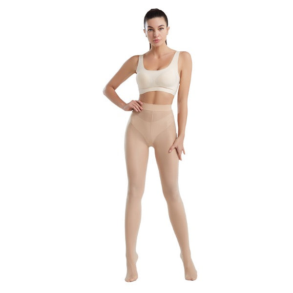 SilhouetteLuxe™ | High-Waisted Sheer Shaping Tights