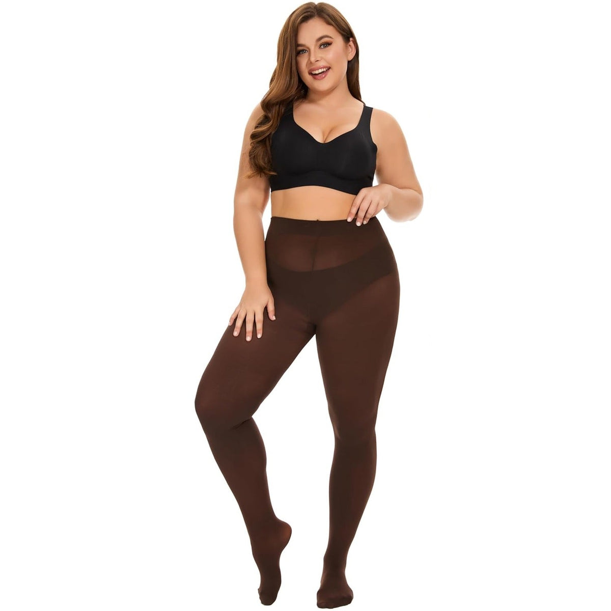SilhouetteLuxe™ | High-Waisted Sheer Shaping Tights