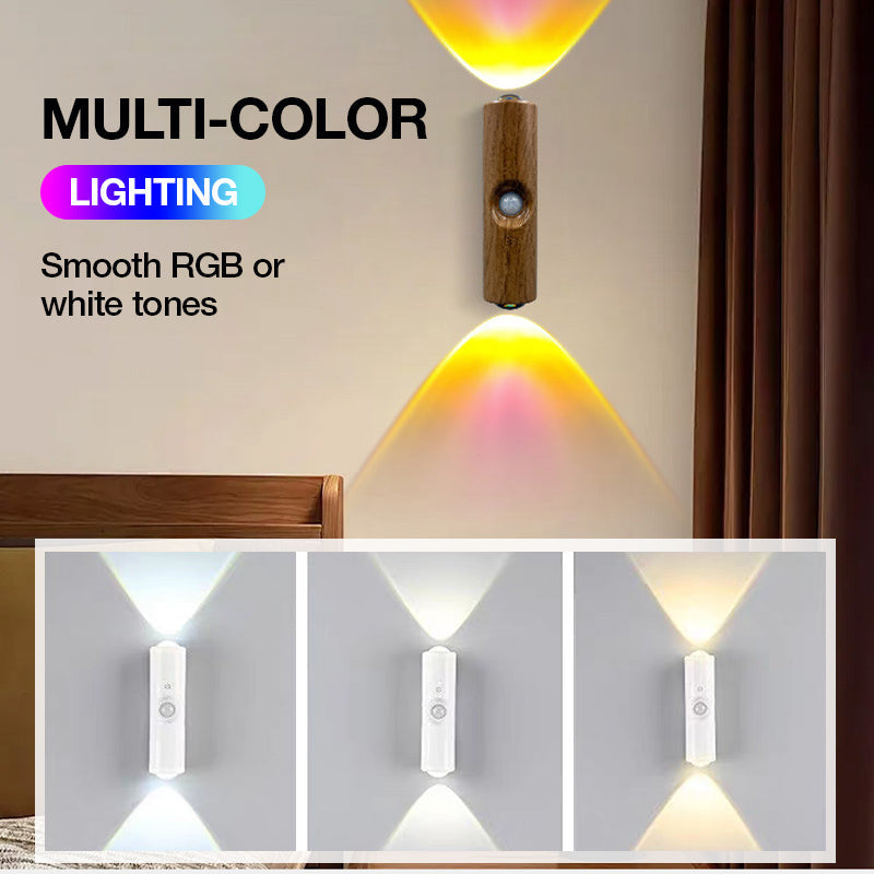 AuraSense™ | Magnetic RGB Motion Sensor Wall Light