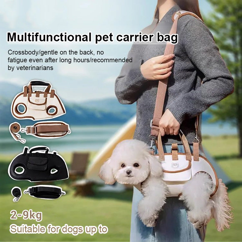 PawCarry™ | Convertible Pet Carrier Sling with Breathable Comfort