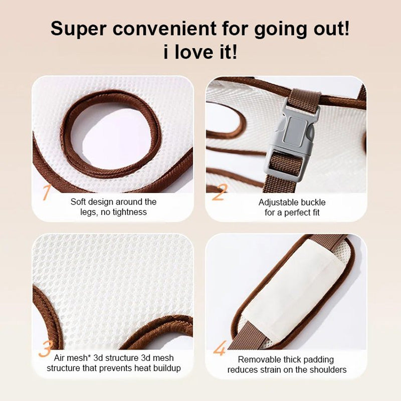 PawCarry™ | Convertible Pet Carrier Sling with Breathable Comfort