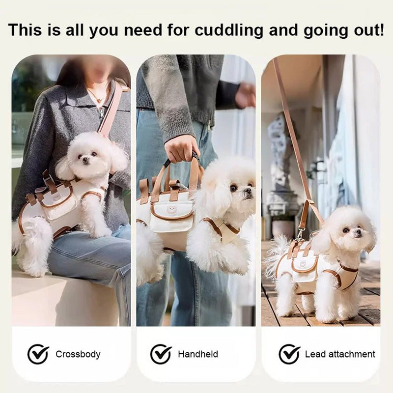 PawCarry™ | Convertible Pet Carrier Sling with Breathable Comfort