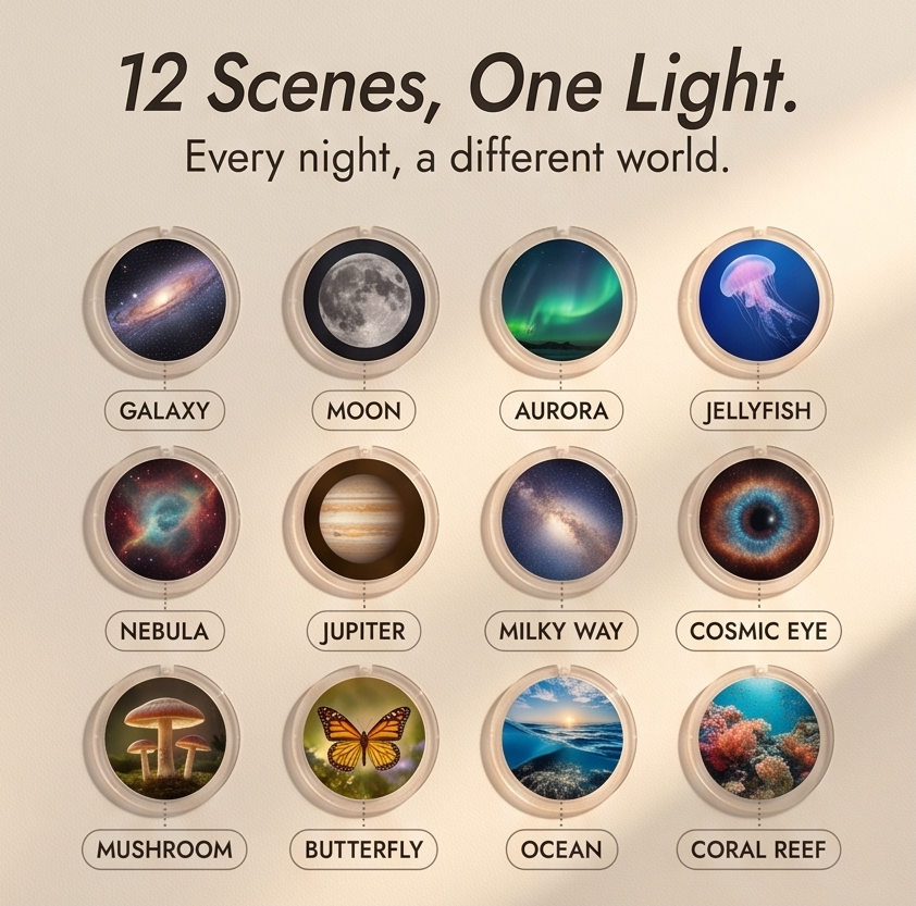 DreamHalo™ | Flexible Galaxy Projector Night Light