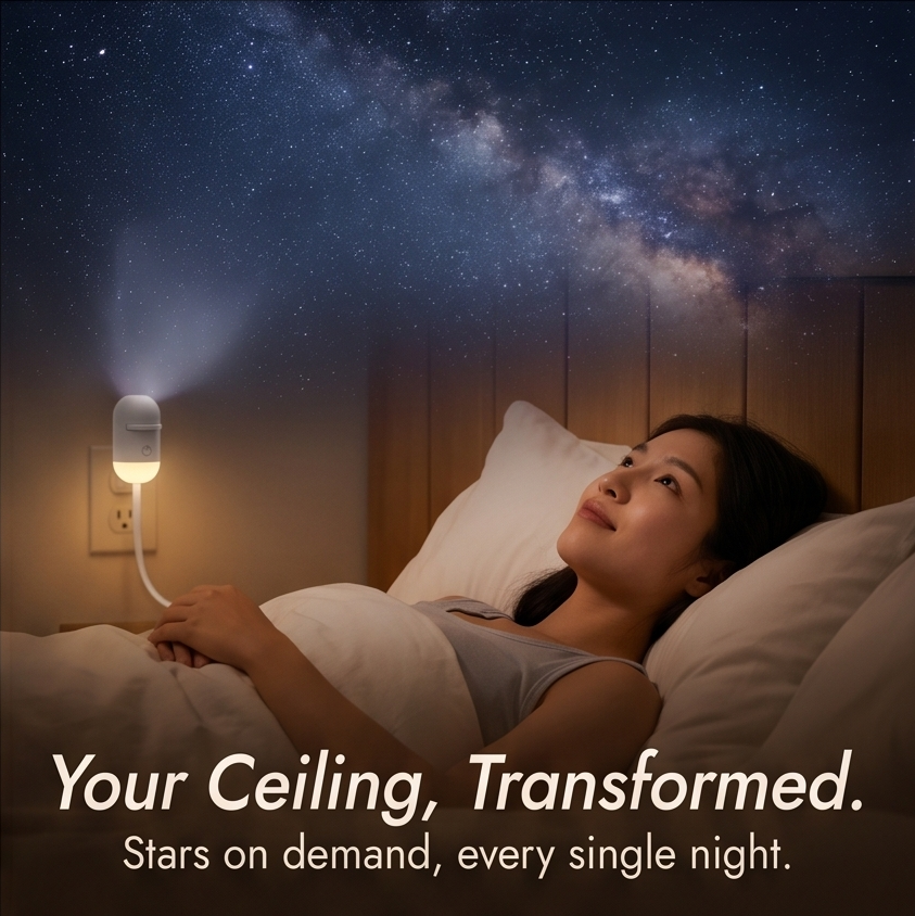DreamHalo™ | Flexible Galaxy Projector Night Light
