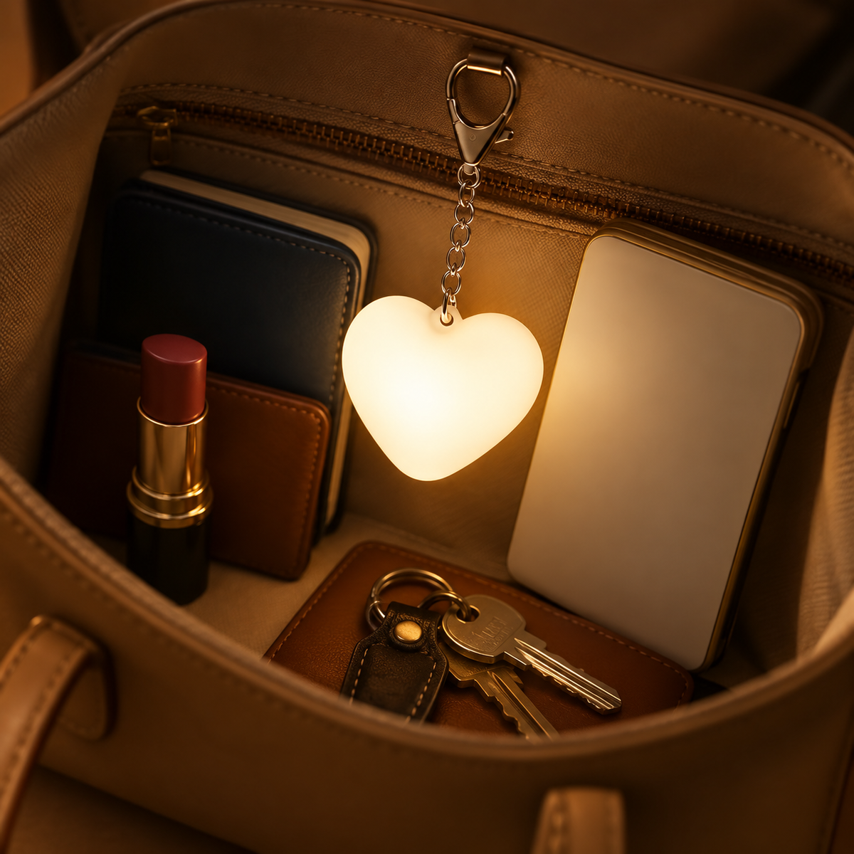PurseGlow™ | Portable LED Handbag Light Keychain