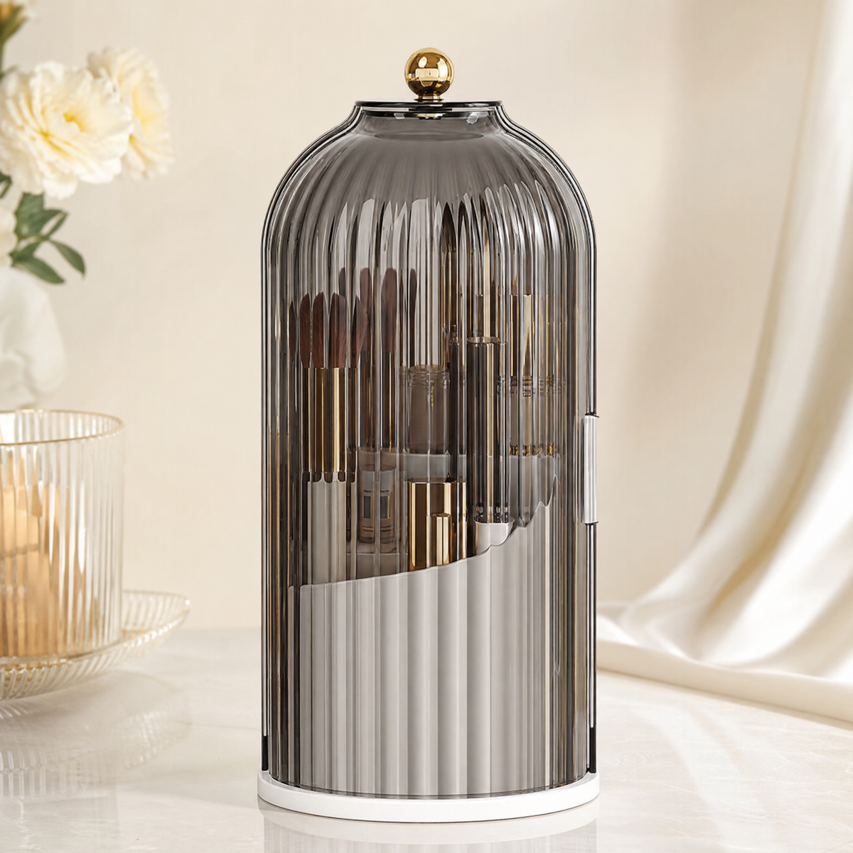 BrushGuard™ | Elegant Dustproof Makeup Brush Organizer