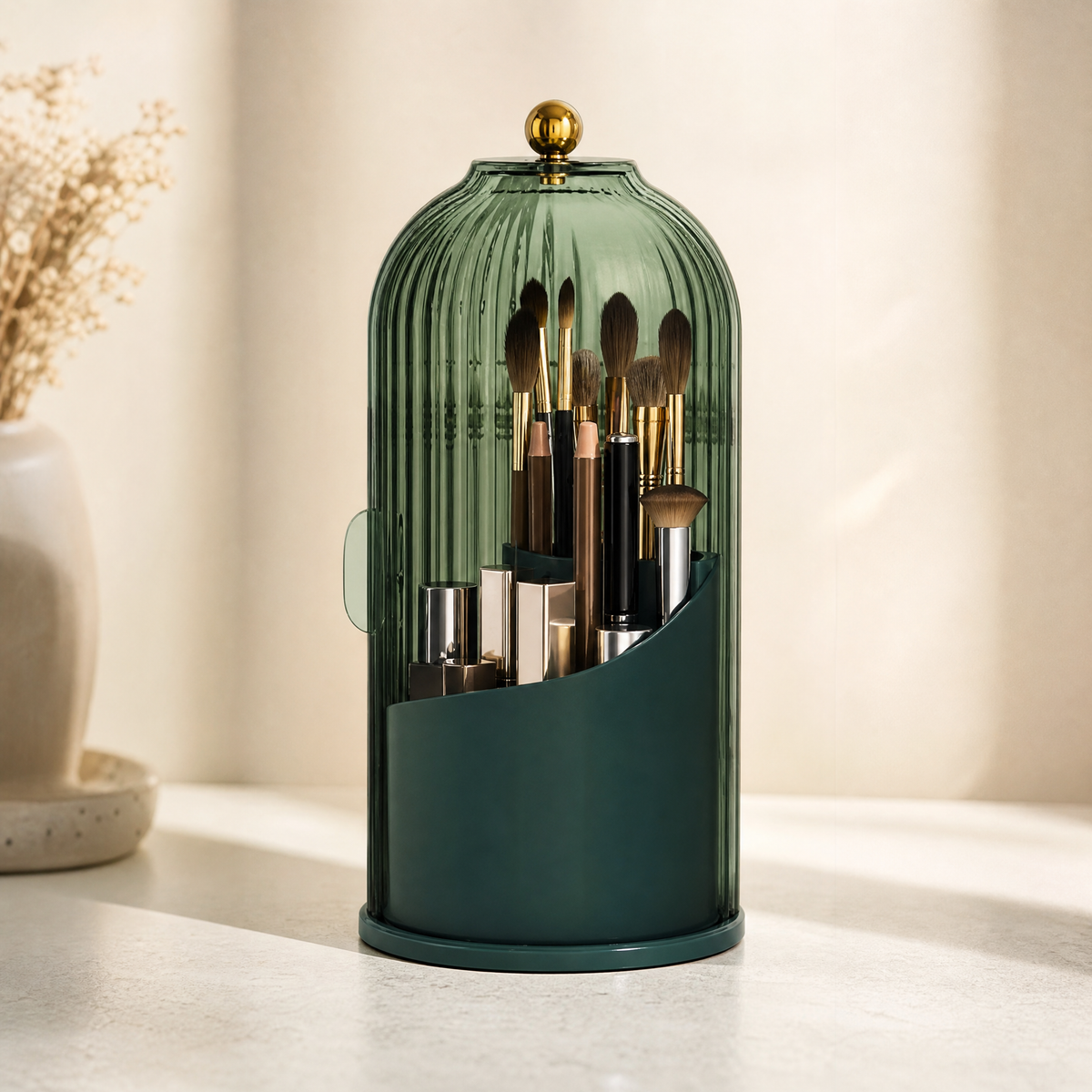 BrushGuard™ | Elegant Dustproof Makeup Brush Organizer